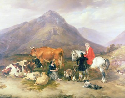 Among the Mountains in Cumberland by Thomas Sidney Cooper
